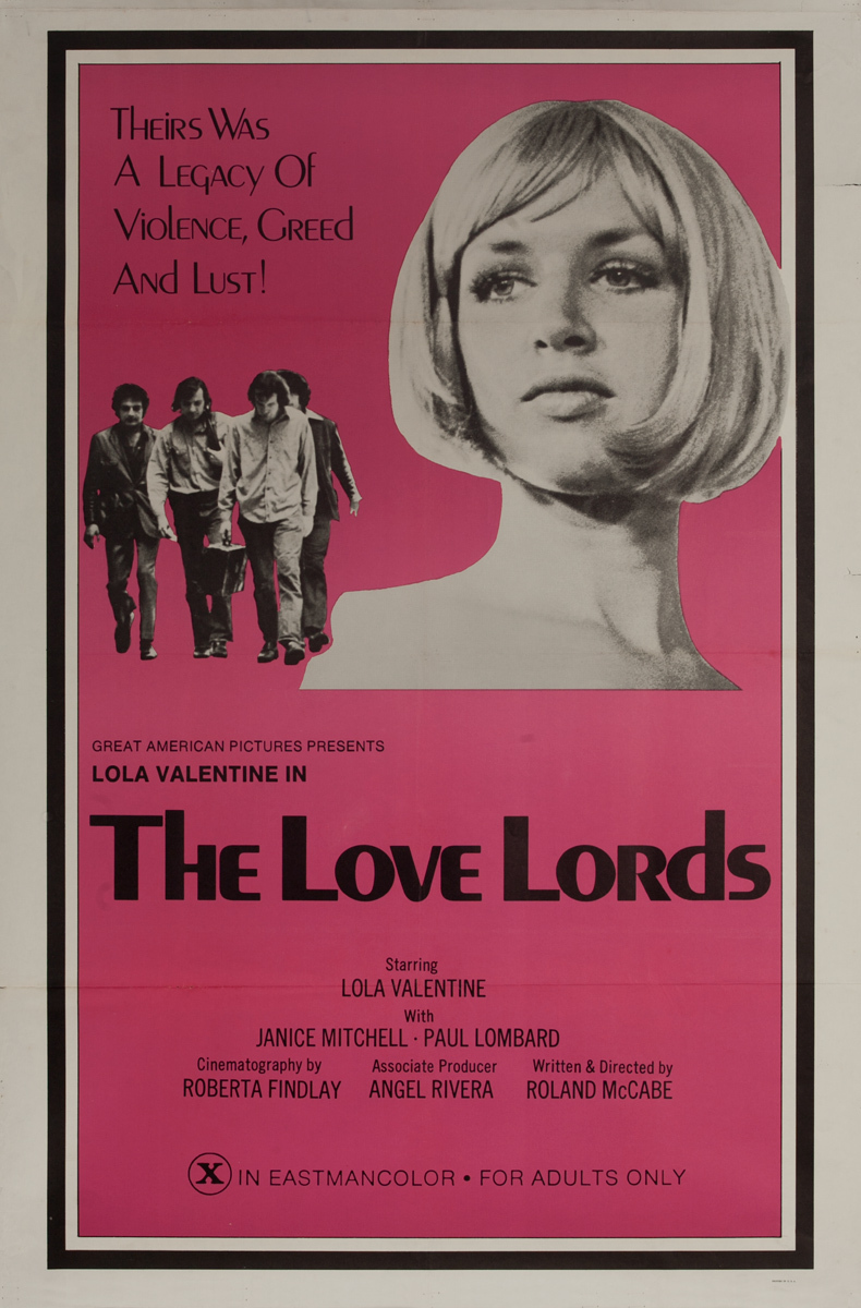 The Love Lords, Original One Sheet X Rated Movie Poster
