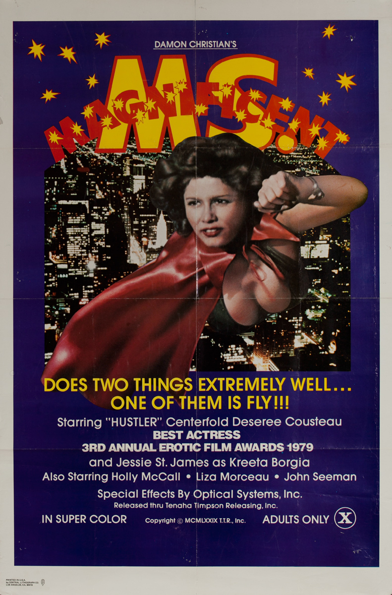 Magnificent MS., Original One Sheet X Rated Movie Poster