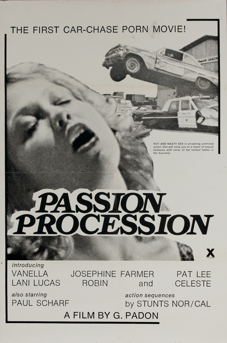 Passion Procession, Original One Sheet X Rated Movie Poster