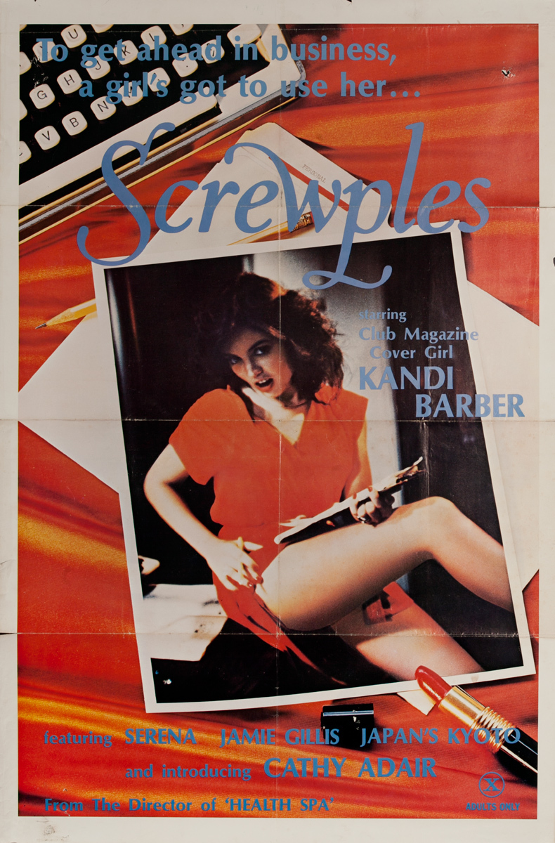 Screwples, Original One Sheet X Rated Movie Poster