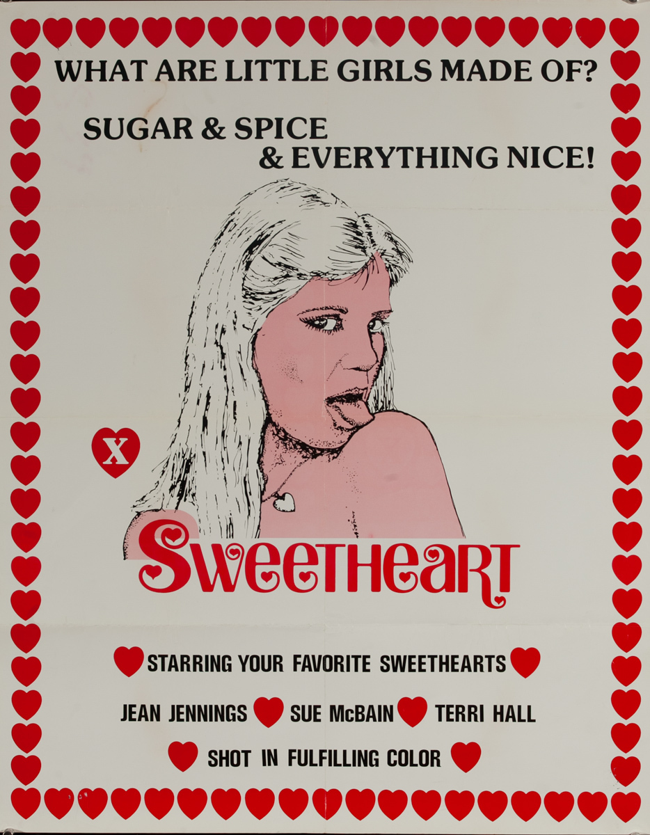 Sweetheart, Original One Sheet X Rated Movie Poster