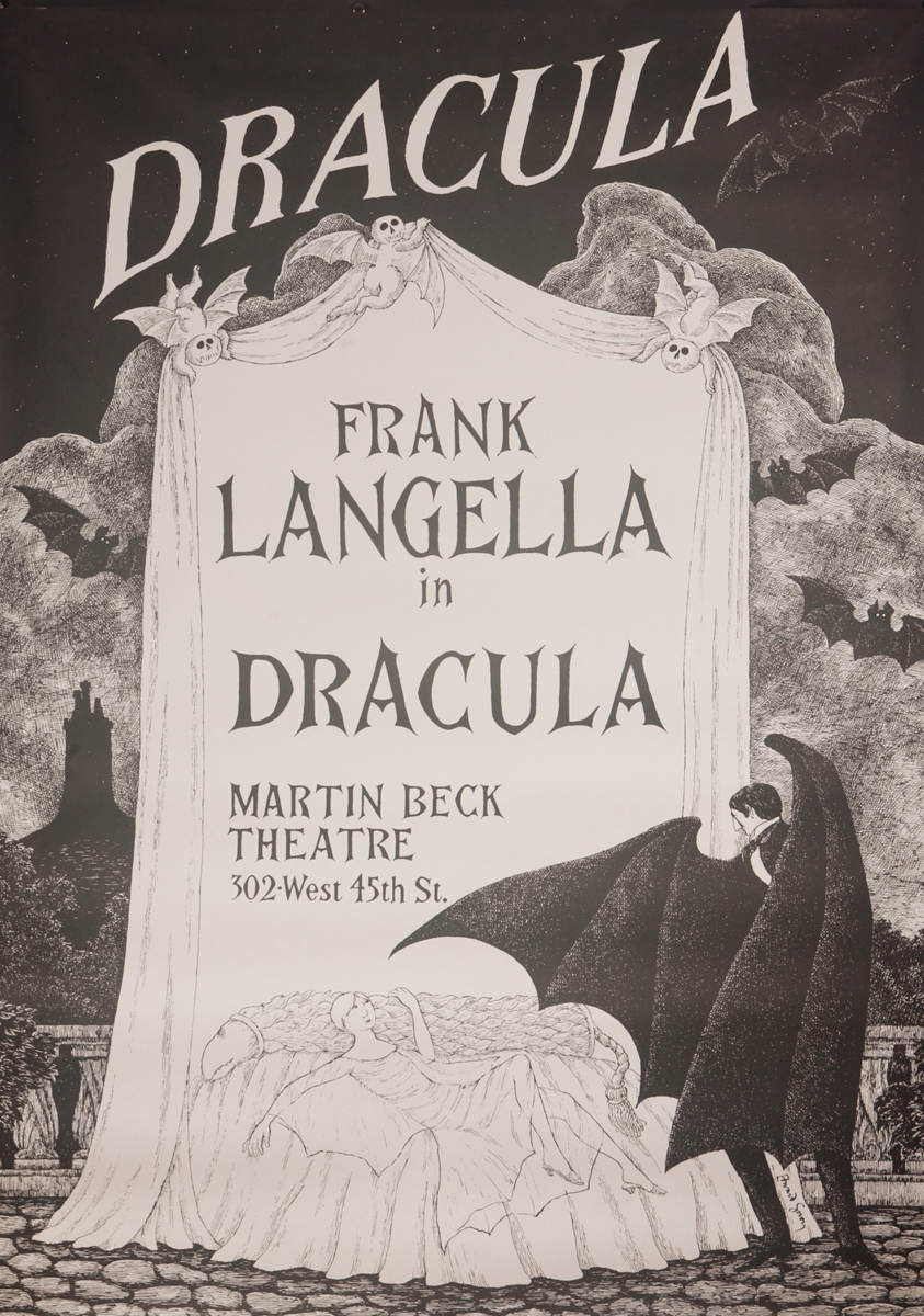 Dracula, Original American BroadwayTheater Poster