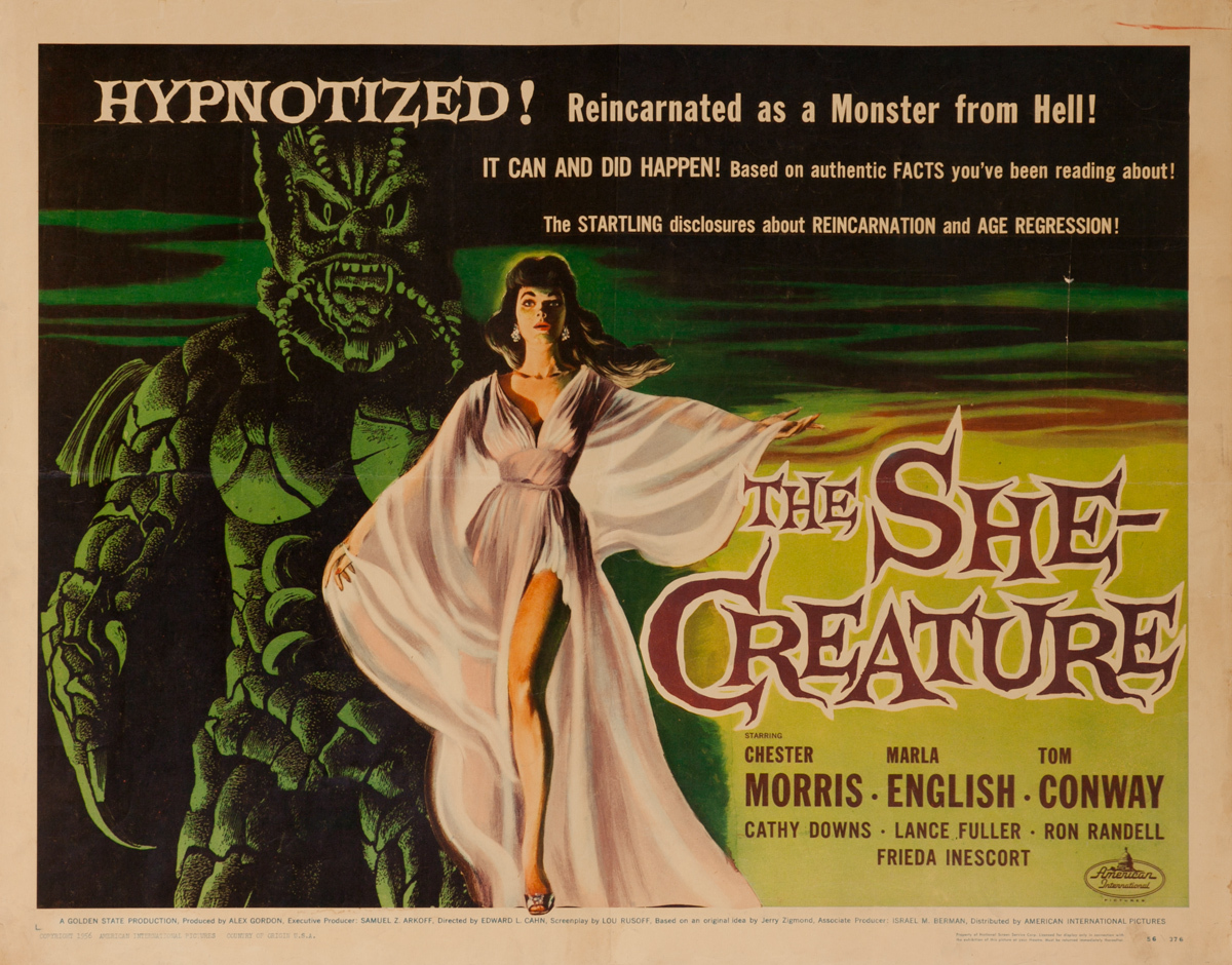 The She Creature, Original American Horror Movie Poster