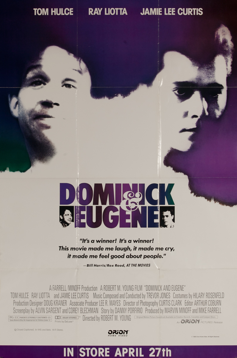 Dominick and Eugene, Original 1 Sheet Movie Poster