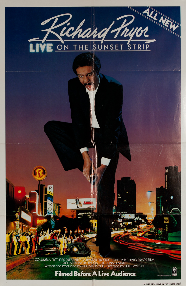 Richor Pryor Live on the Sunset Strip, 1 Sheet Movie Poster