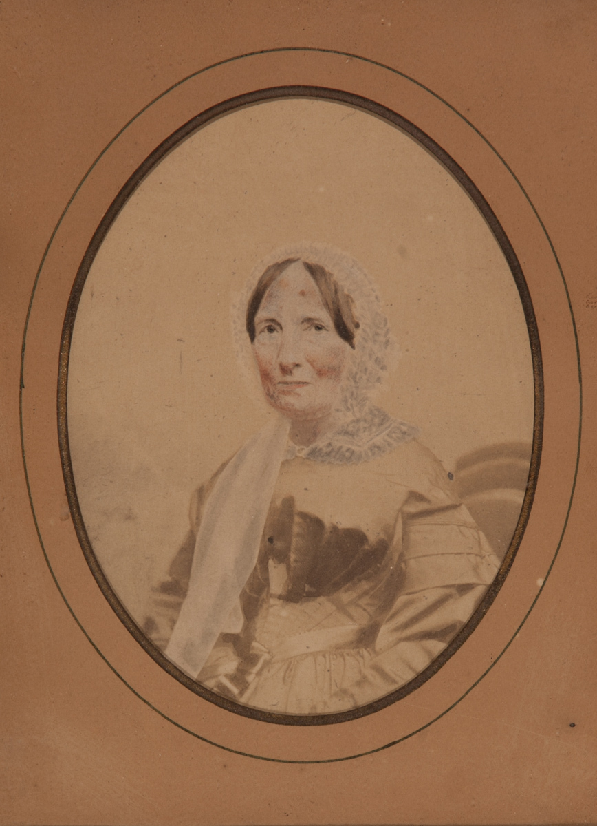 Vintage Salt Print Portrait of a Woman