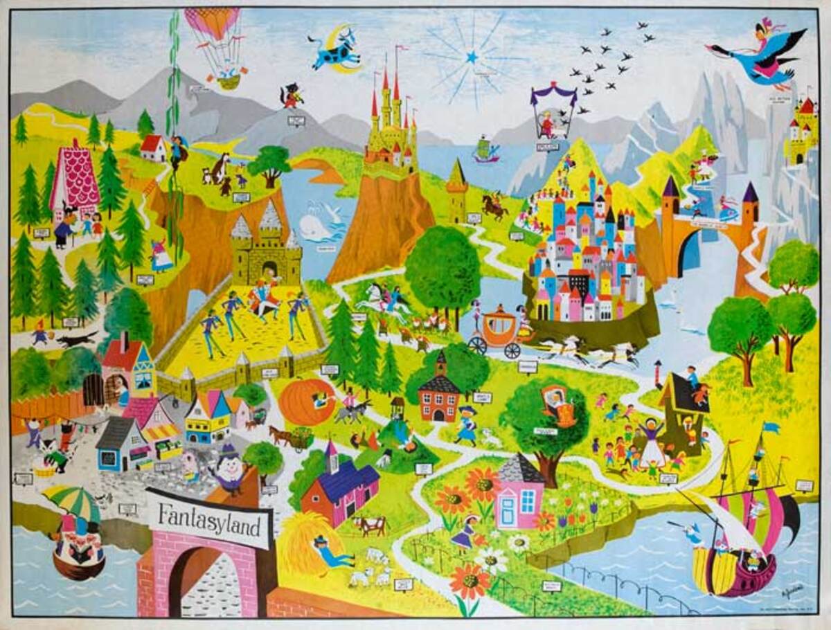 Fantasyland Original Children's Poster