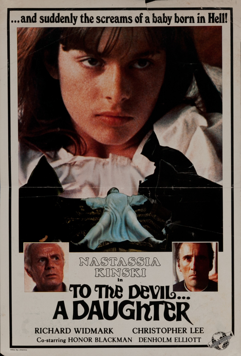 To The Devil a Daughter, 1 Sheet Movie Poster