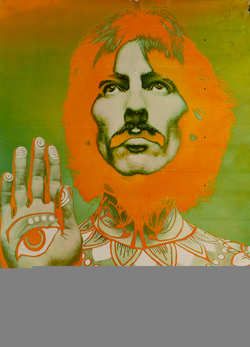 George Harrison Original Look Magazina Beatles Poster