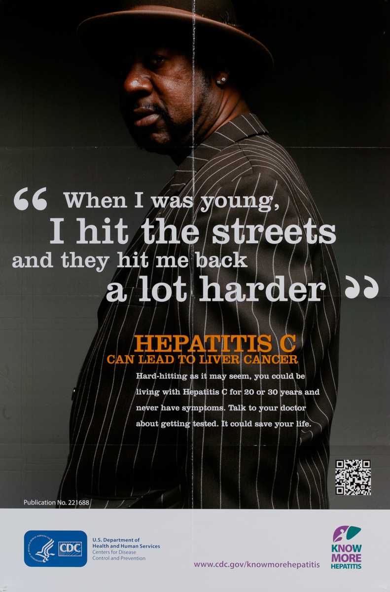 Hepatitis C Can Lead to Liver Cancer, Original Centers for Disease Control and Prevention Health Poster