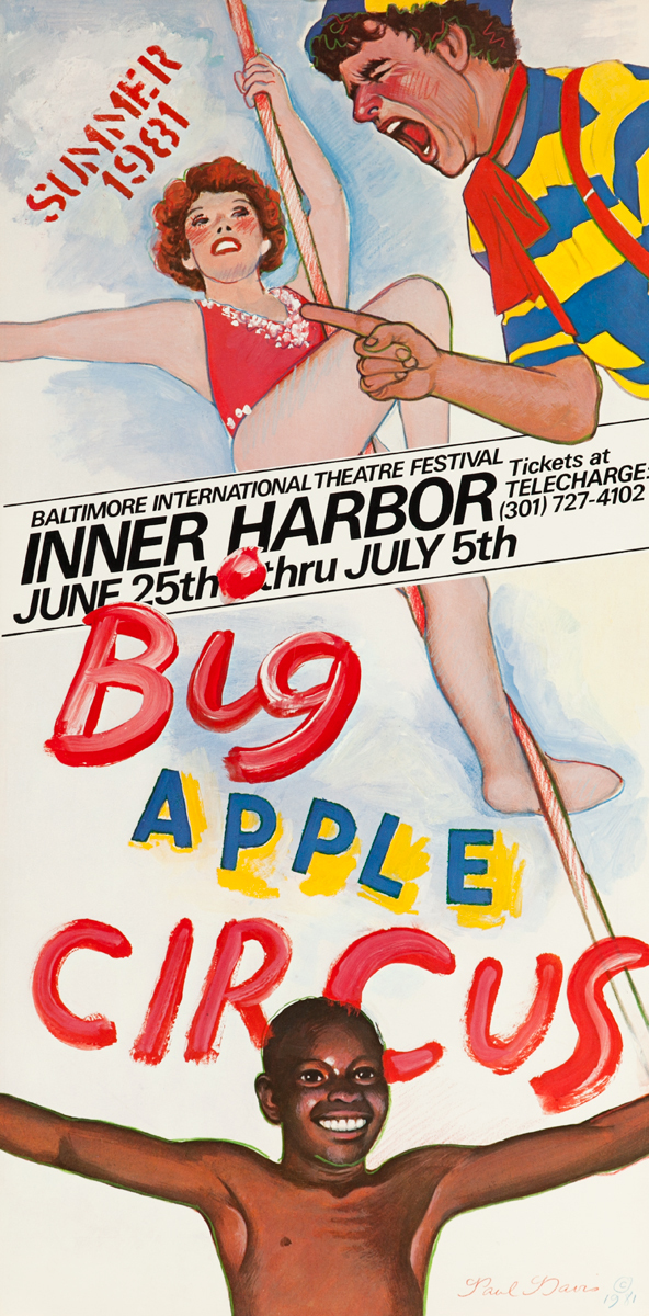 Big Apple Circus, Baltimore International Festival Poster