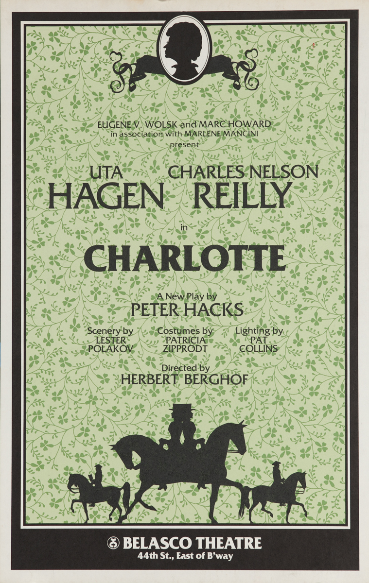 Charlotte, Original Broadway Theater Poster