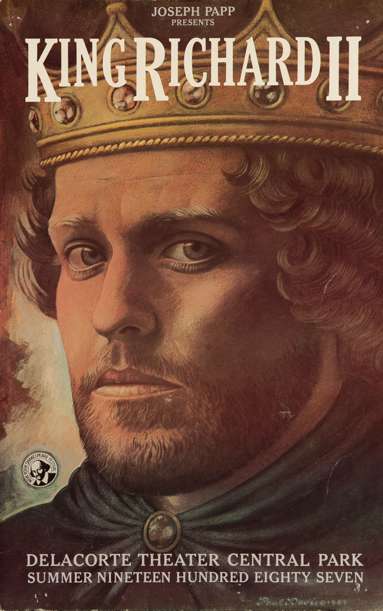 King Richard II, Original Broadway Theater Poster