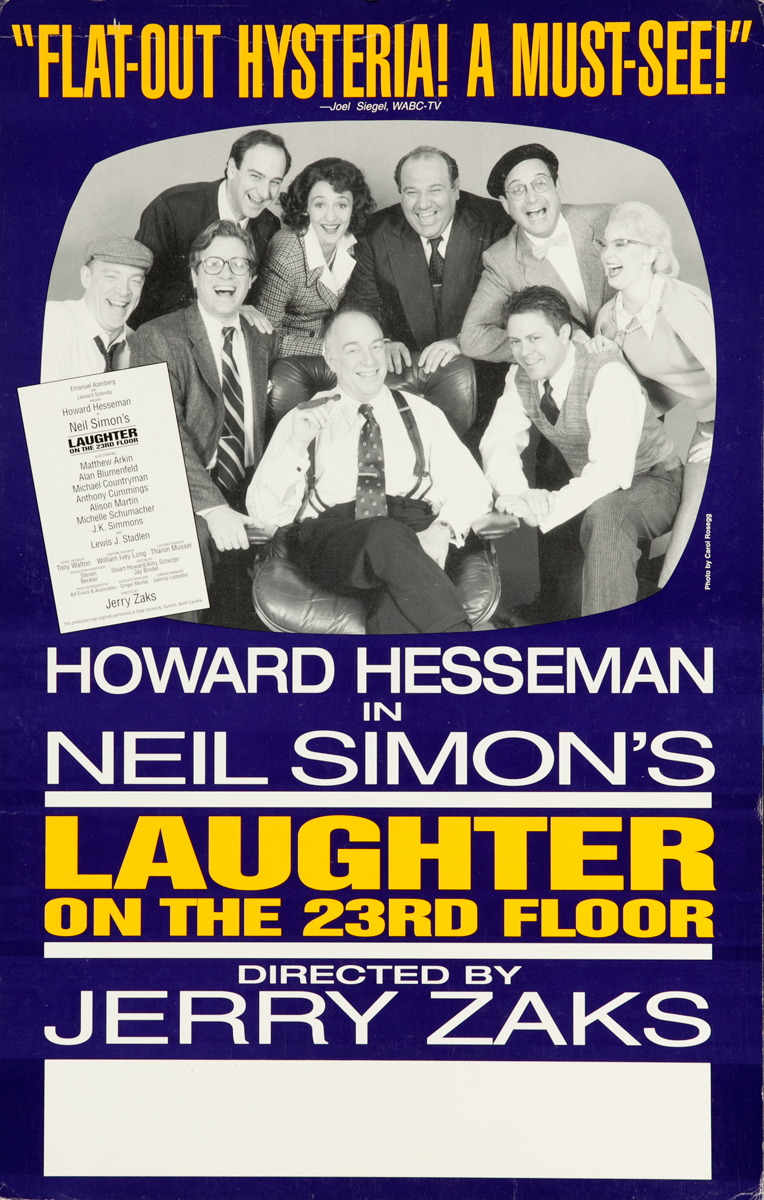 Laughter on the 23rd Floor, Original Broadway Theater Poster