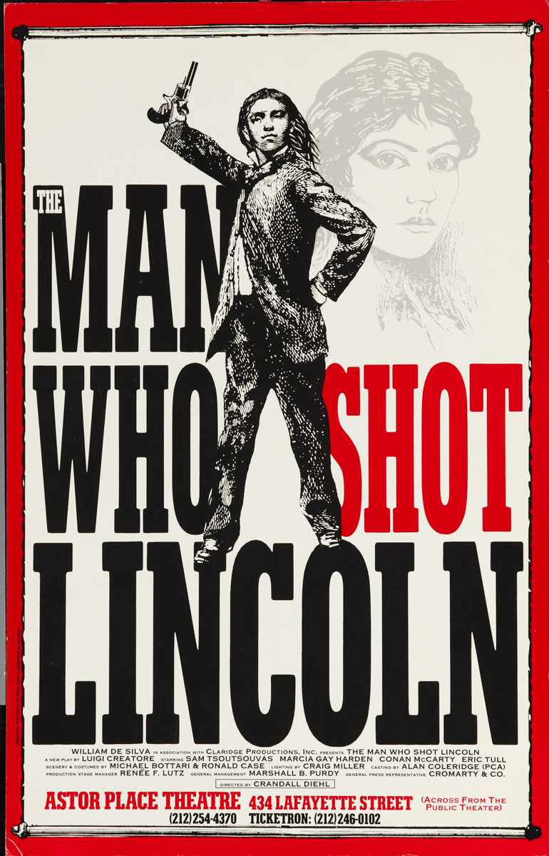 The Man Who Shot Lincoln, Original Theater Poster