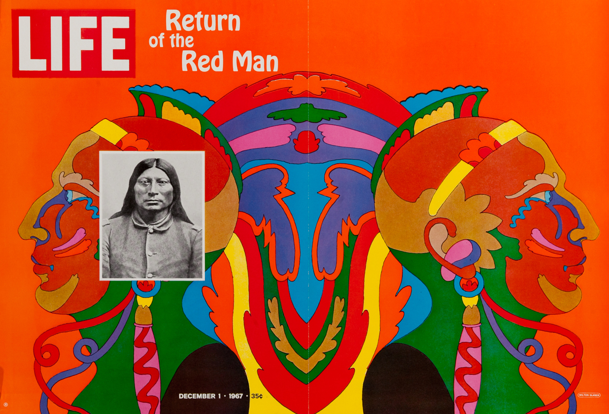 Life Magazine Cover Return of the Red Man