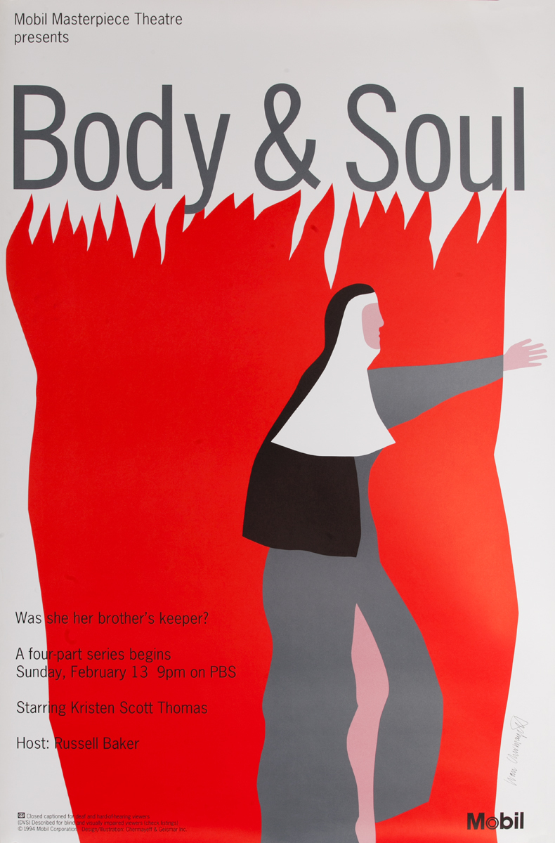 Mobil Masterpiece Theatre Presents - Body & Soul, Original Advertising Poster
