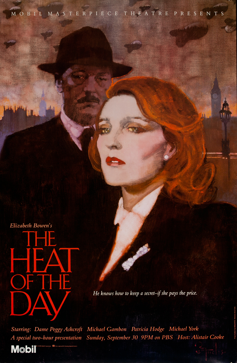 Mobil Masterpiece Theatre presents - The Heat of the Day, Original Advertisng Poster