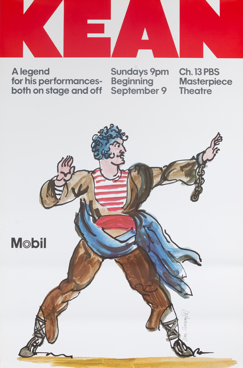 Mobil Masterpiece Theatre presents - Kean, Original Advertisng Poster