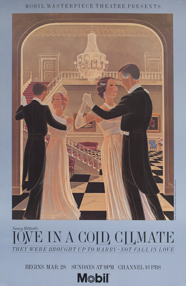 Mobil Masterpiece Theatre Presents - Love in a Cold Climate, Original Advertising Poster