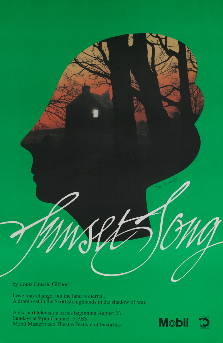 Mobil Masterpiece Theatre Festival of Favorites, Sunset Song, Original Advertisng Poster
