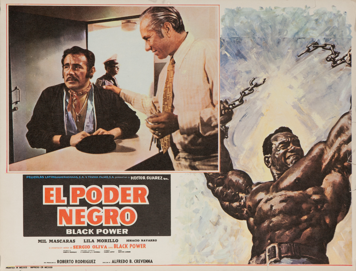 El Poder Negro, Black Power Original Mexican Lobby Card