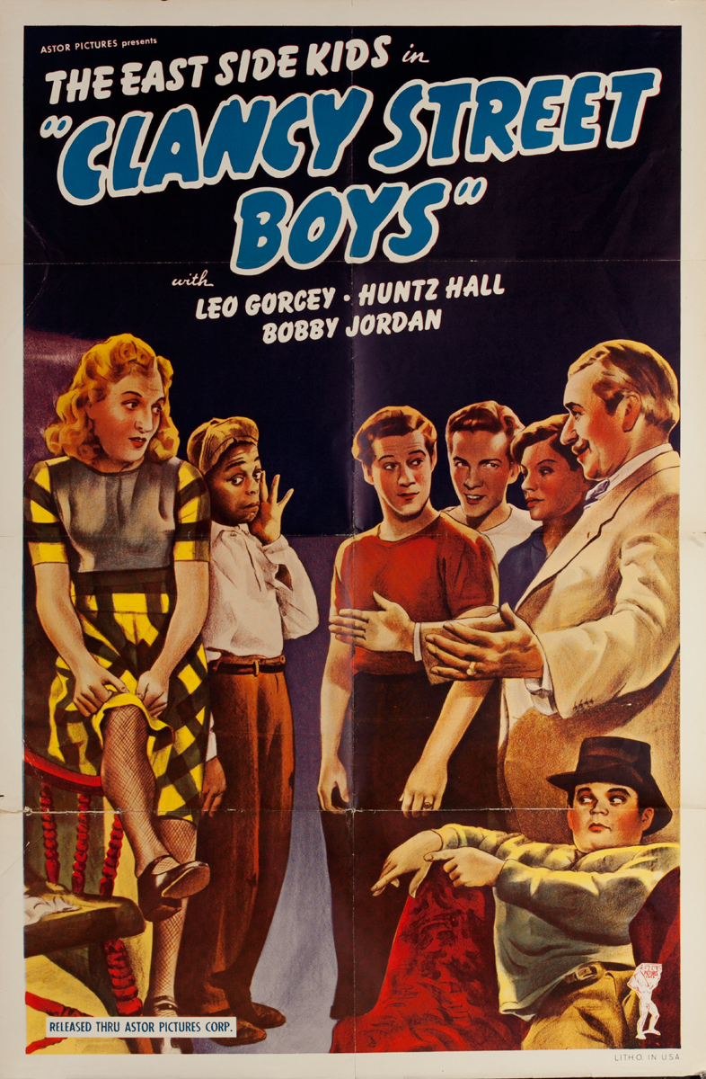 Clancy Street Boys Original 1 Sheet Movie Poster