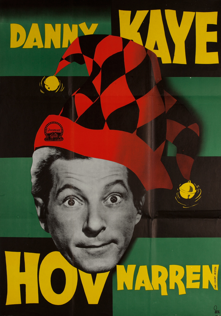 Court Jester, Original Swedish Movie Poster