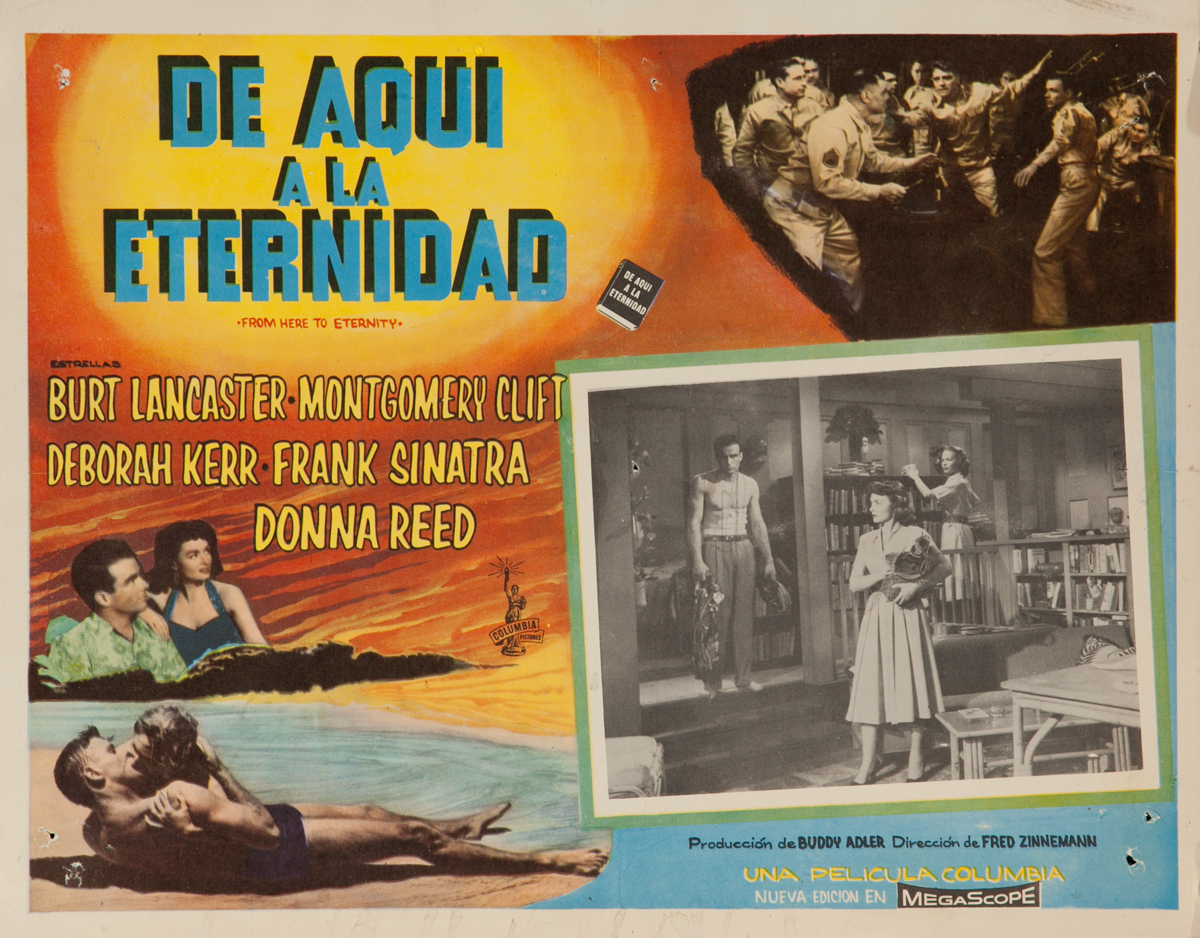 De Aqui A La Eternidad, From Here to Eternity Original Mexican Lobby Card