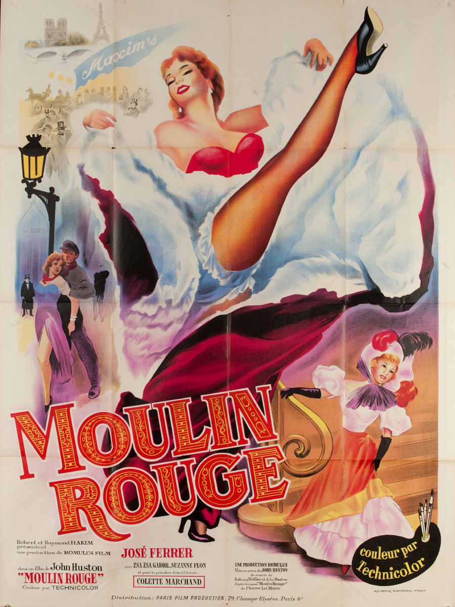 Moulin Rough Original French Movie Poster