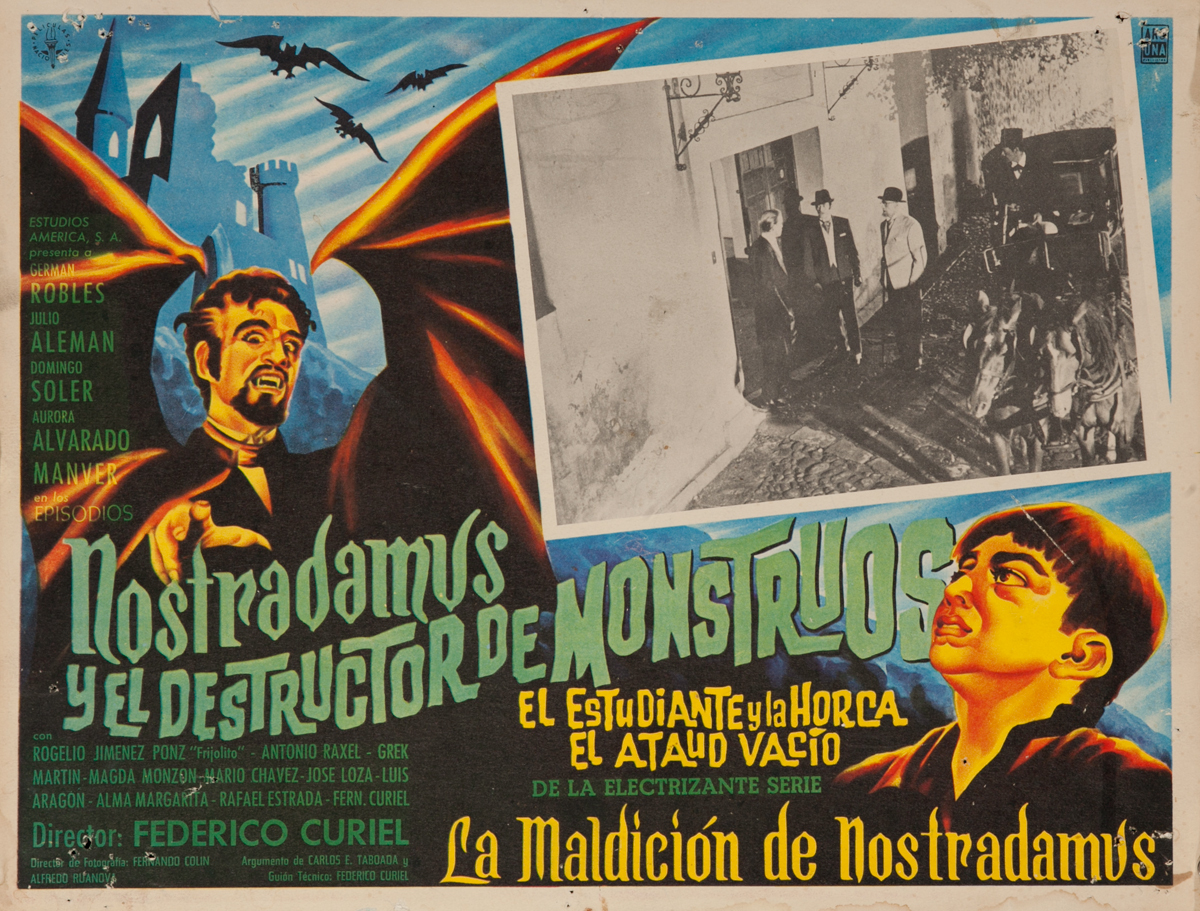 Nostradamus y el Destructor de Monstruos, Nostradamus and the Monster Demolisher Original Mexican Lobby Card
