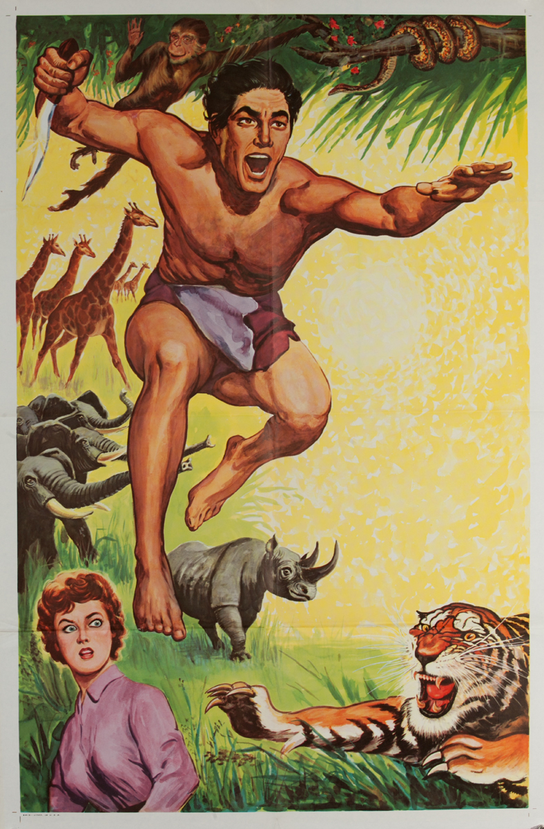 Tarzan (untitled) Original American 1 Sheet Movie Poster
