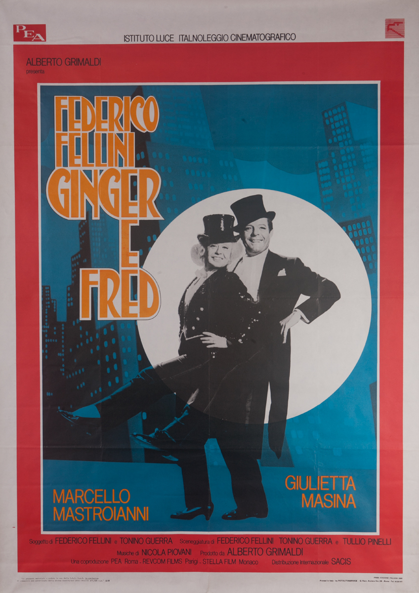 Ginger and Fred Original Italian Movie Poster