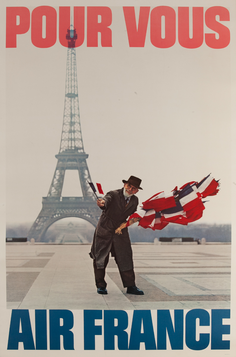 Pour Vous Original Air France Poster