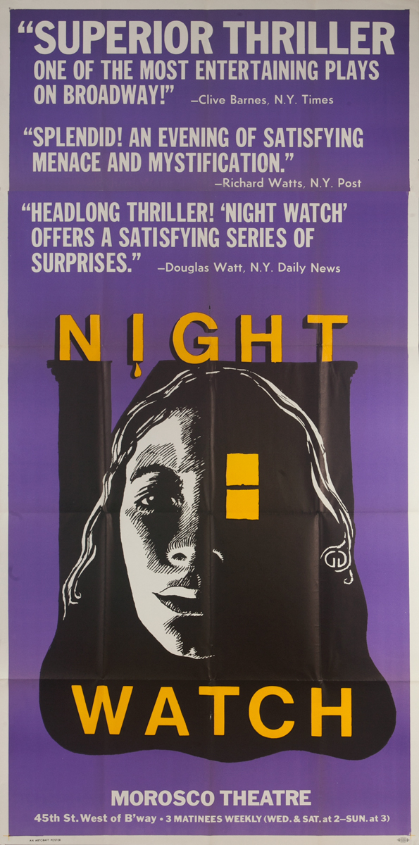 Night Watch Original American 3 Sheet Theatre Poster