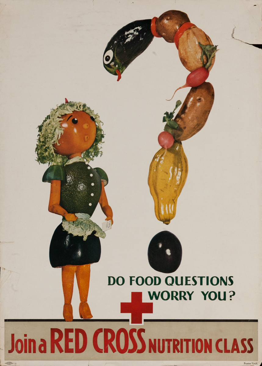 Join a Red Cross Nutrition Class Original Health Poster