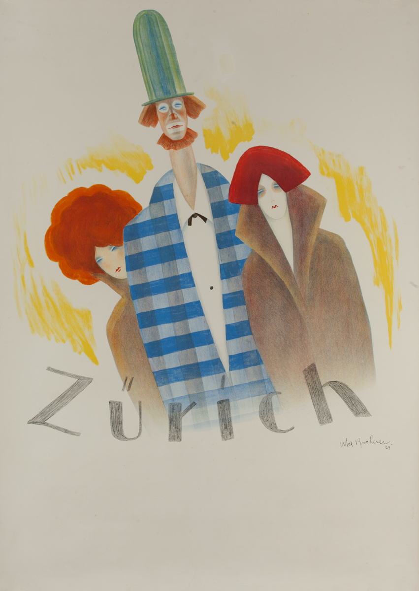 Zurich Original Swiss Poster