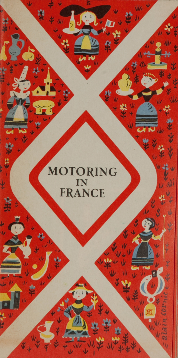 Motoring in France, Original Travel Brochure