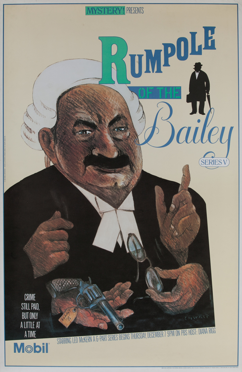 Rumpole of the Bailey Series V, Original Mobil Mystery Poster