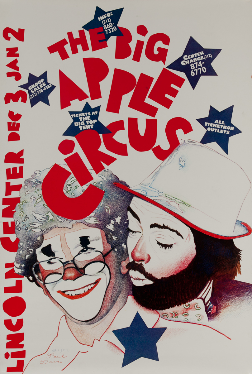 Big Apple Circus, Lincoln Center Original Poster