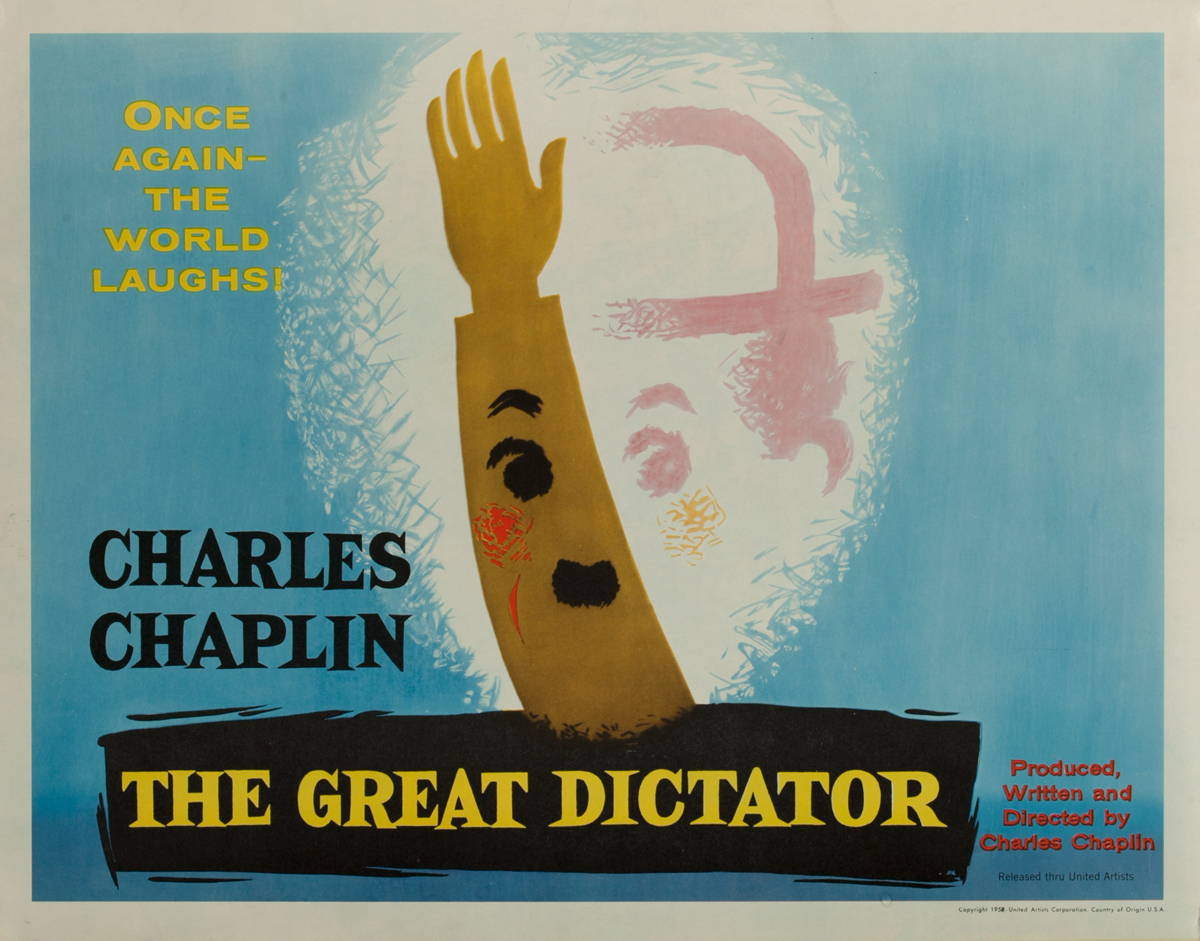 The Great Dictator, Original Movie Poster R58