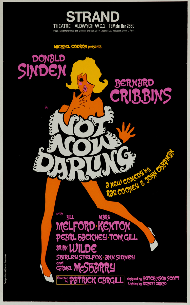 Not Now Darling, Original London Theater Poster
