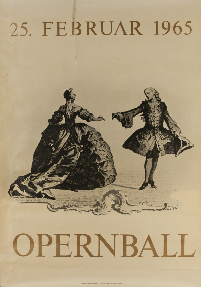 Operball Original Vienna Austria Theater Poster