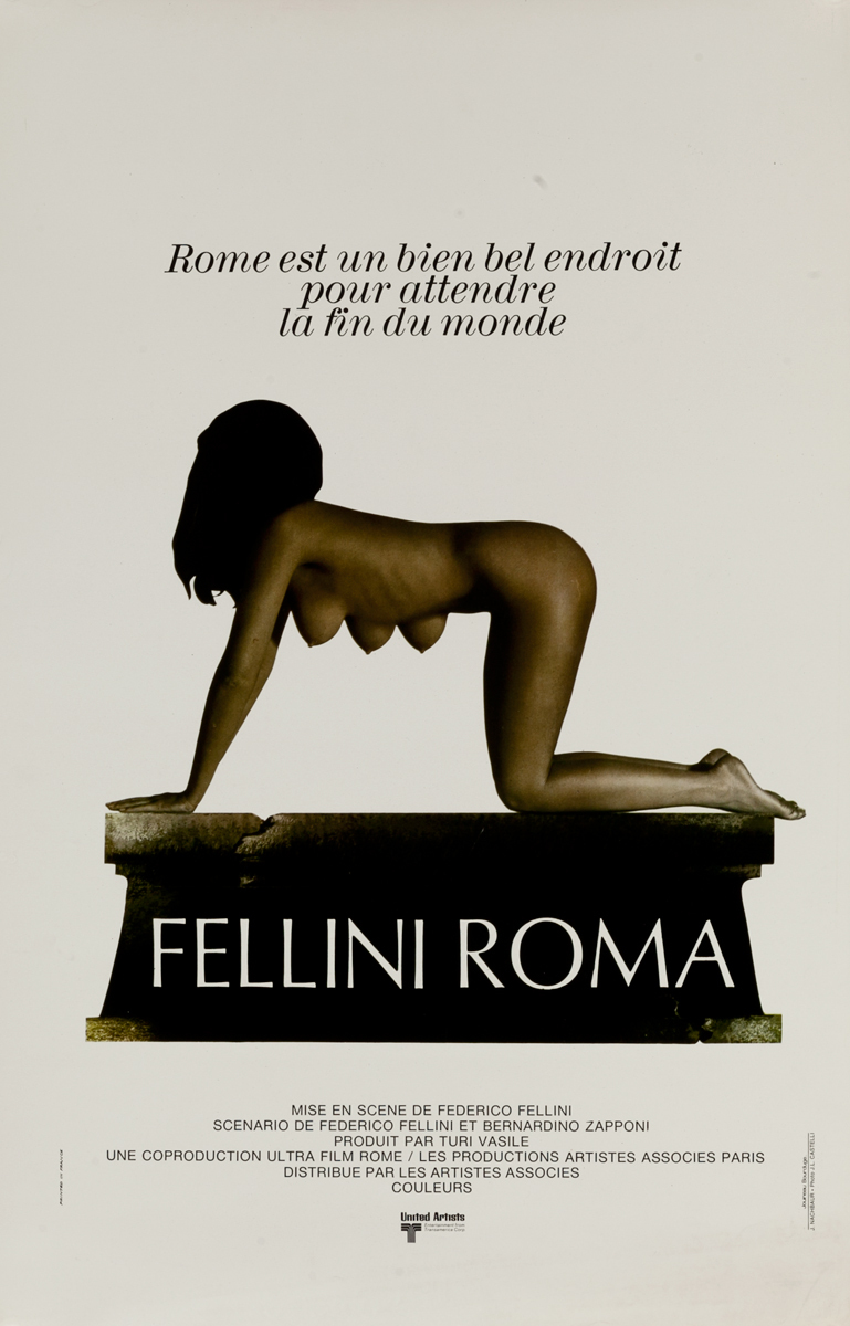 Fellini Roma Original French Movie Poster