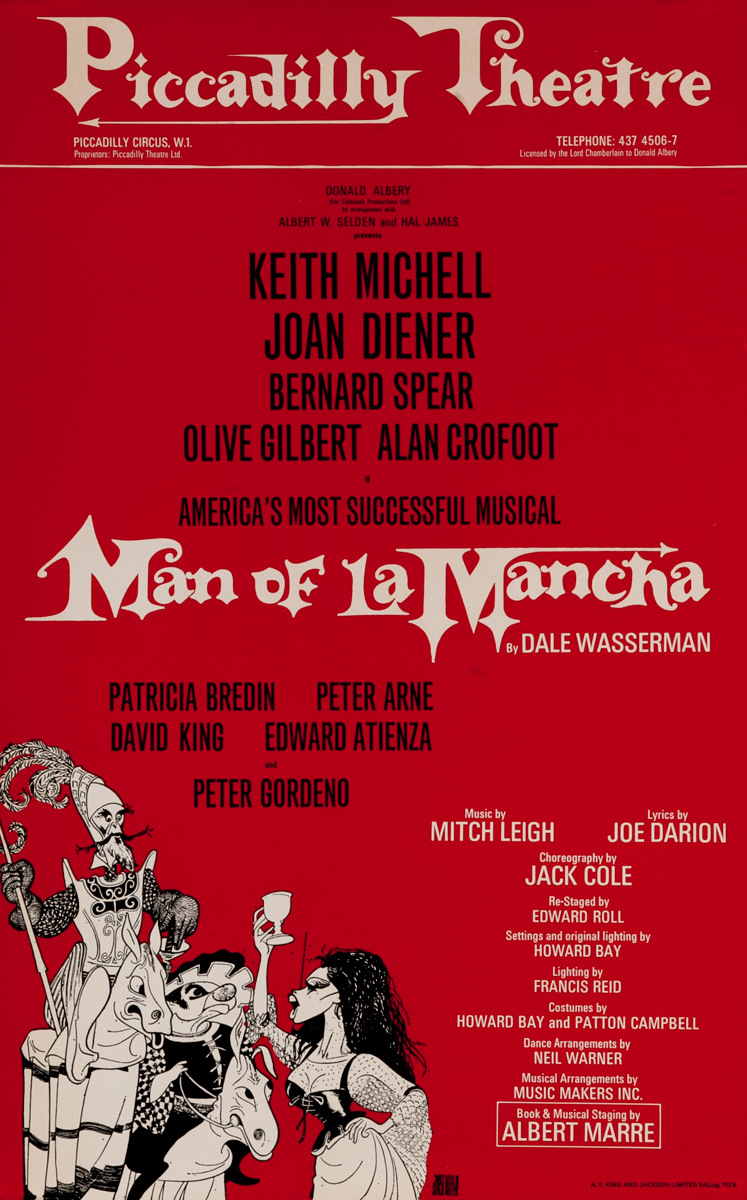Piccadilly Theater, The Man of La Mancha