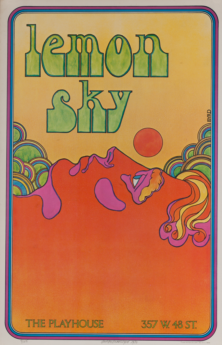 Lemon Sky The Playhouse, 357 W. 48th St, Theatrical Poster