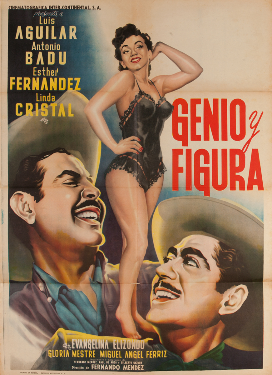 Genio Y Figura Mexican 1 Sheet Movie Poster