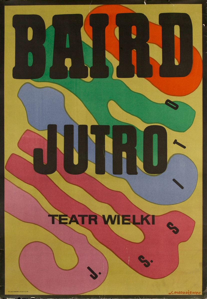 Teatr Jutro Baird Jutro, Polish Opera Poster
