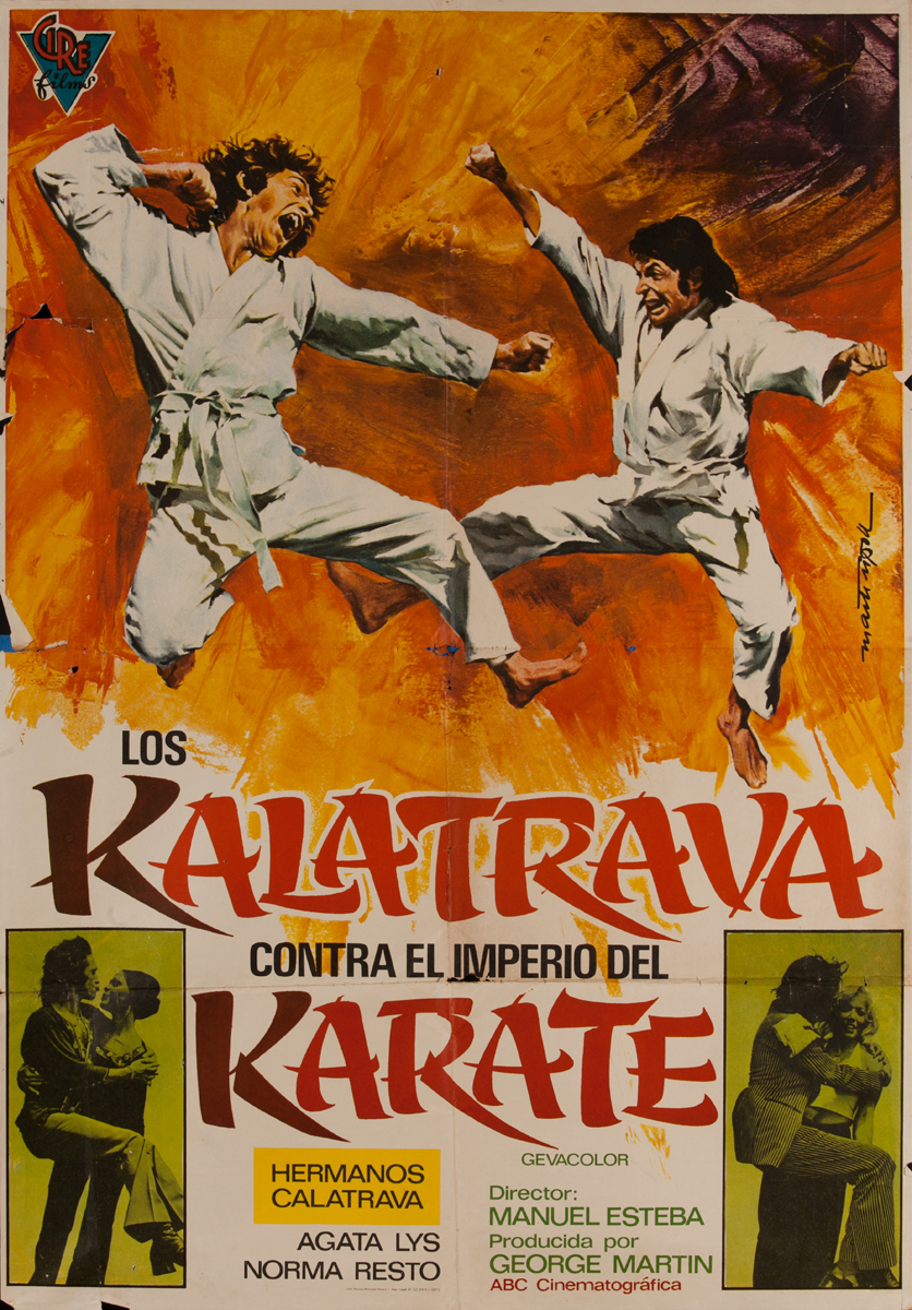 Los kalatrava Contra el iIperio del Karate, Mexican Movie Poster