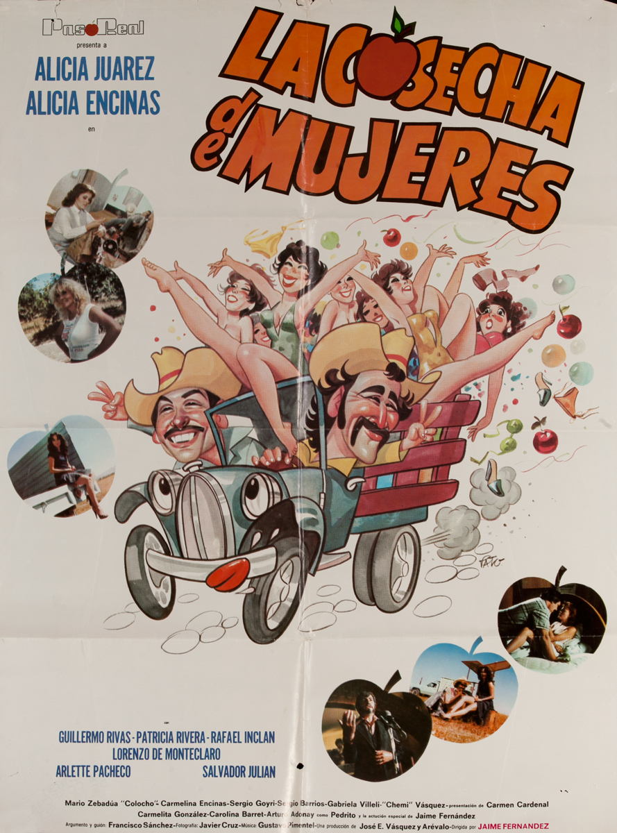 La Cosecha de Mujeres, Mexican Movie Poster